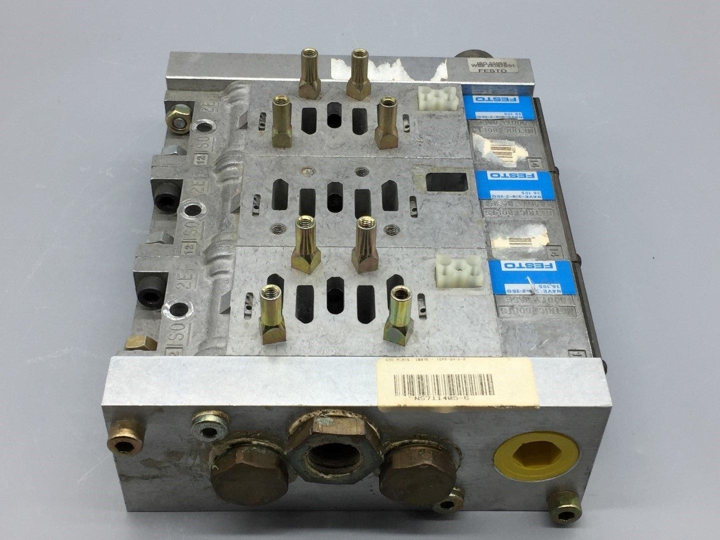 Festo NAVE-3/8-2-ISO/ IEPL-04-D-2/ IEPR-04-D-2 Manifold Valve Assembly