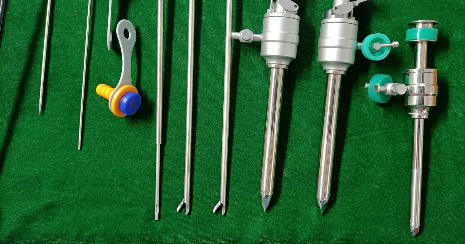 36pc Laparoscopic Complete Surgery set 5mmx330mm Reusable Surgical Instruments