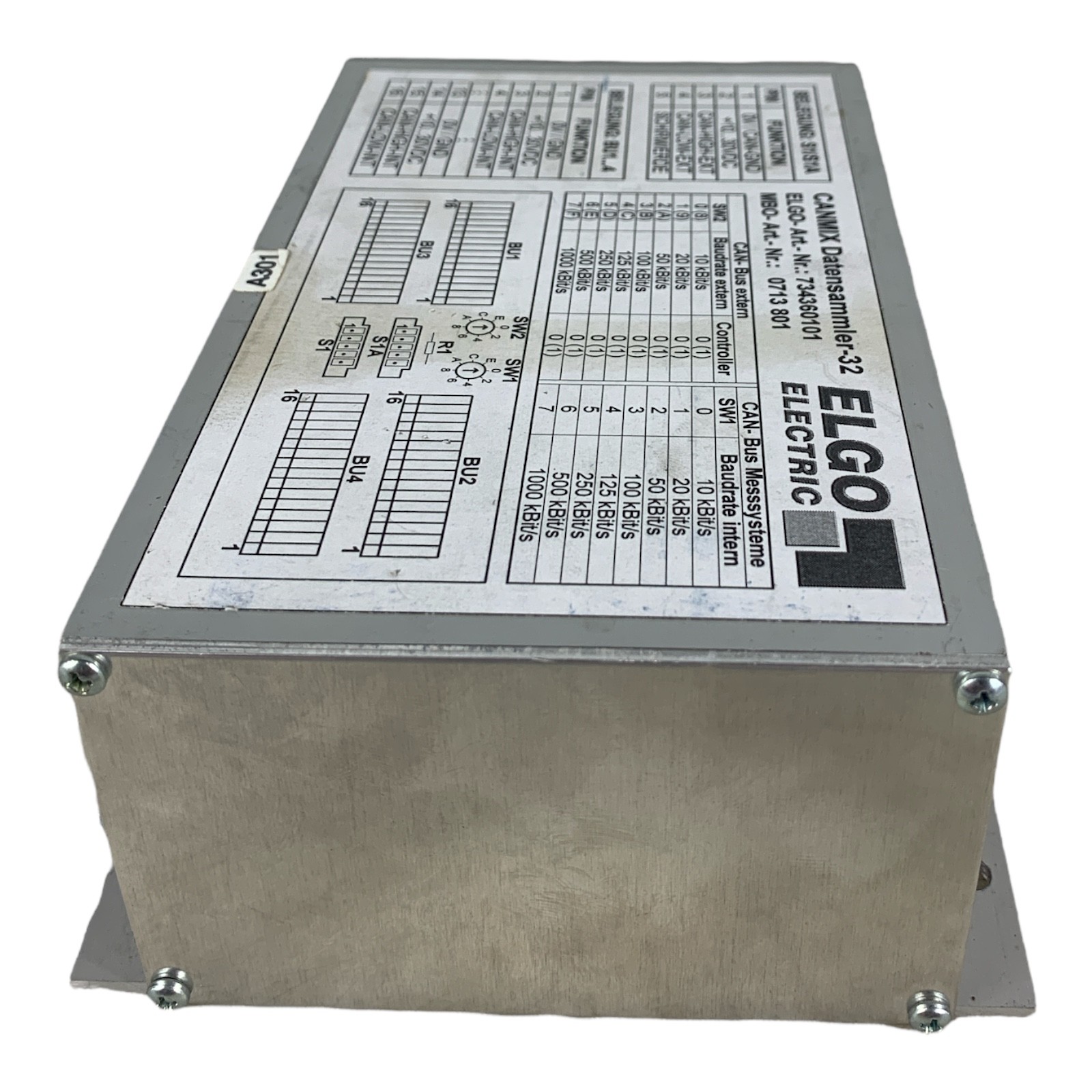 Elgo Electric 734360101 Data Collector
