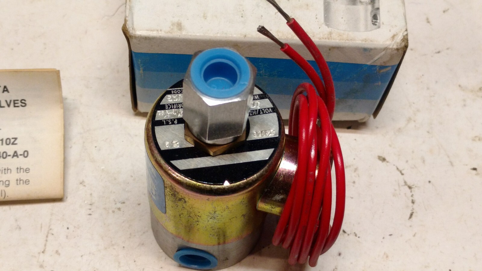 Honeywell Skinner V53DB2020 Solenoid Valve 3-Way NC 24Vdc 20 PSI 1/4″ NPT