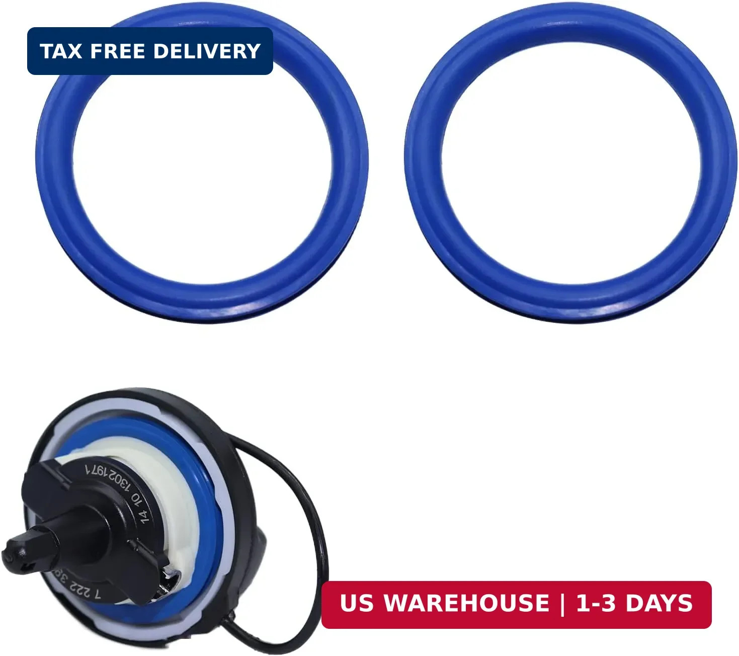 2pcs Tank Cap Seal Fuel Filler Gas Cap Repair O-ring Gasket for Mini Cooper BMW
