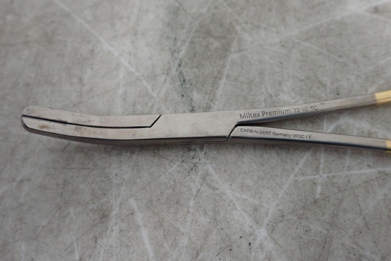 (7) Symmetry 32-410 Needle Holder, Miltex 72-10 TC Gripper, gS 13.7520 Scissors