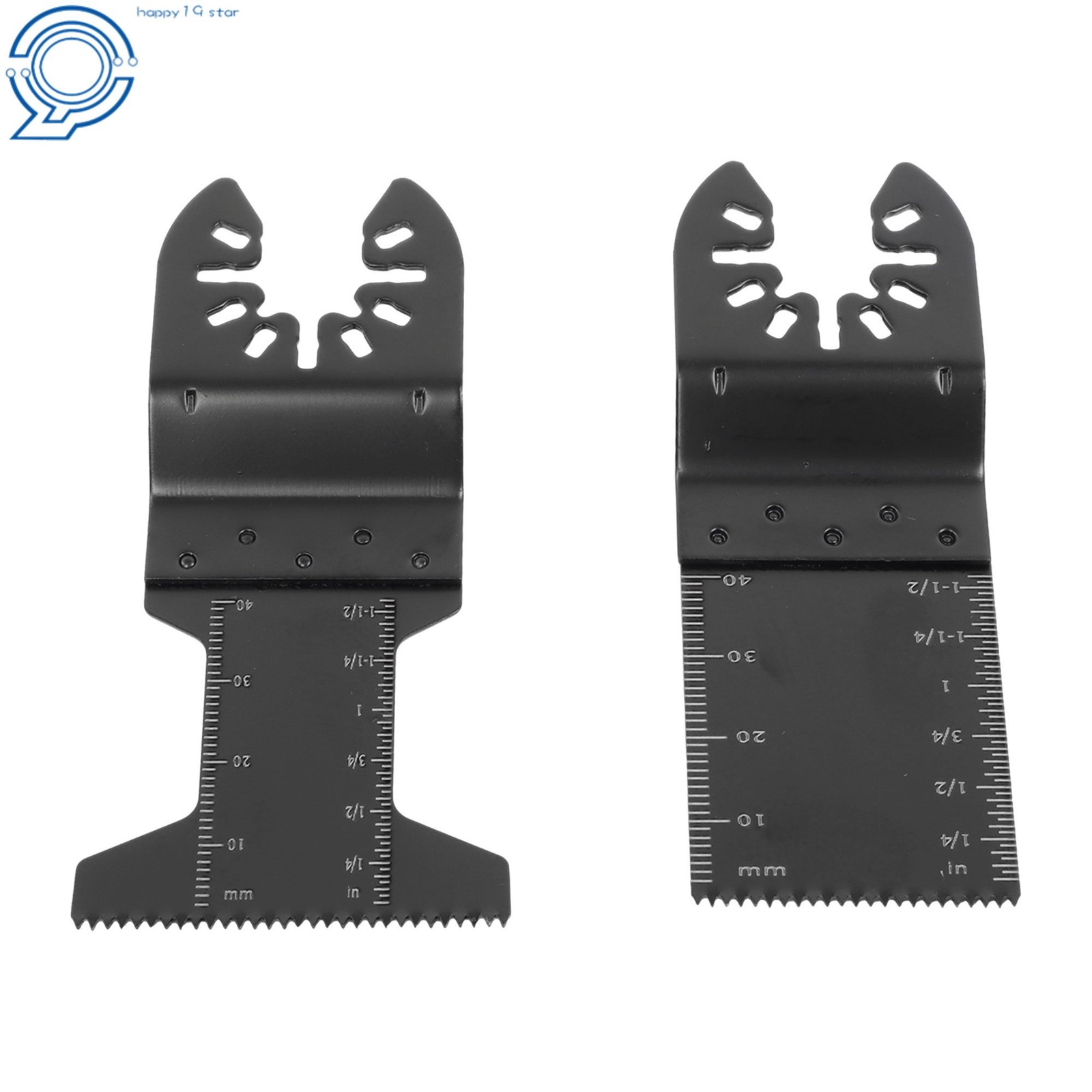 50-Piece Universal Oscillating Saw Blades 34mm & 44mm Multi Tool Blades Kit