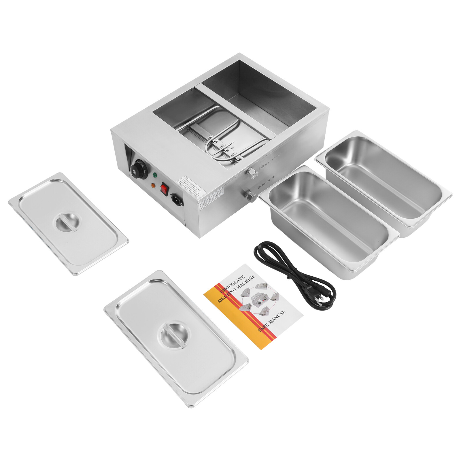 Chocolate Tempering Machine 8KG Commercial Electric Heating Pot Melter Maker NEW