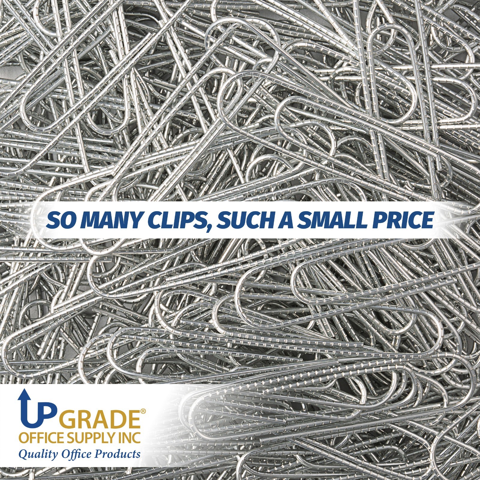 Upgrade Jumbo Nonskid Paper Clips 1.9 in 1000 Count (10 Boxes) Silver, USA