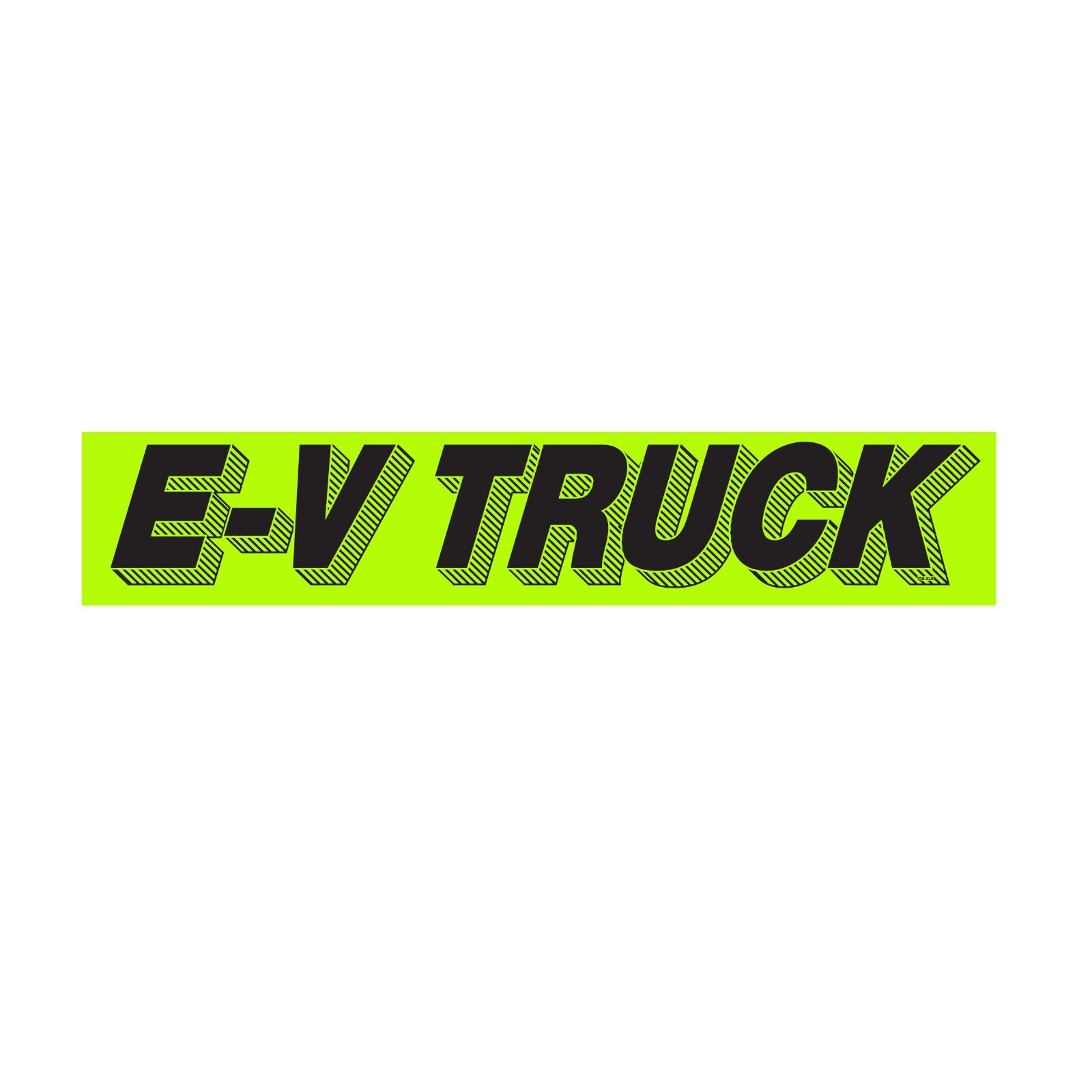 12-Pack Fluorescent Chartreuse Windshield Signs – Waterproof, Adhesive Car Decal
