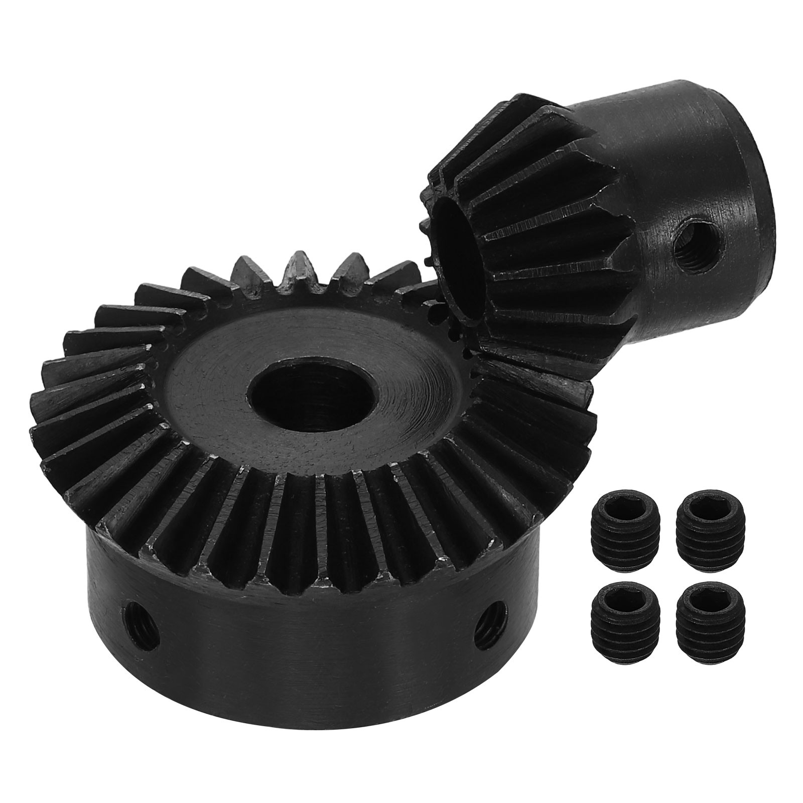 2Pcs Tapered Bevel Gear Set, 1.5 m 1:2 (15T/30T) Bevel Gear(10/10mm Shaft Hole)
