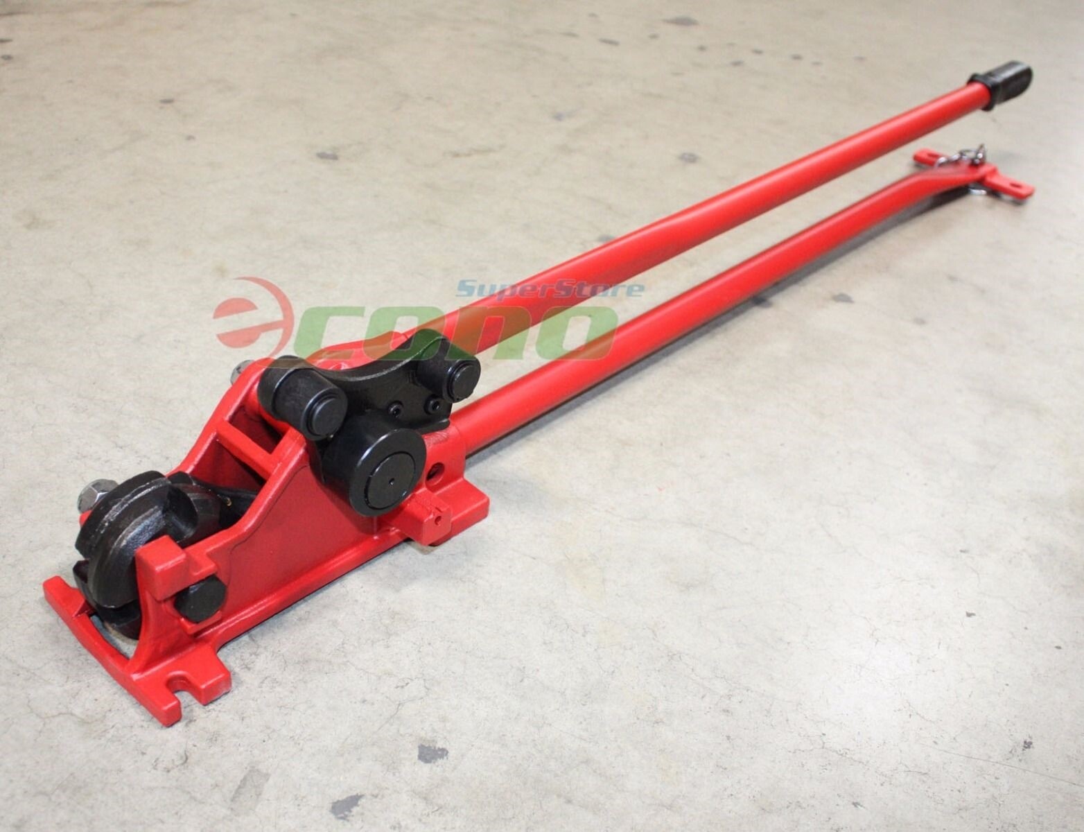 52″ Manual 3/4″ Rebar Bender & 5/8″ Cutter #5 Cutting & #6 Rebar 90° 180° Bends