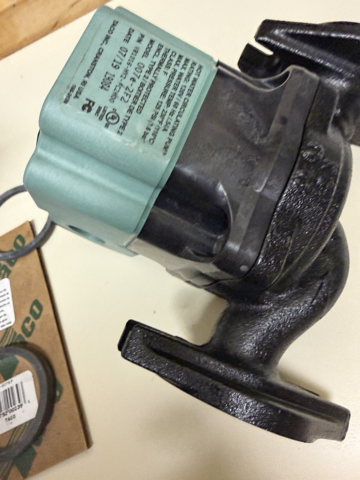 Taco 007E-2F2 ECM High Efficiency Hot Water Circulating Pump Variable Speed New