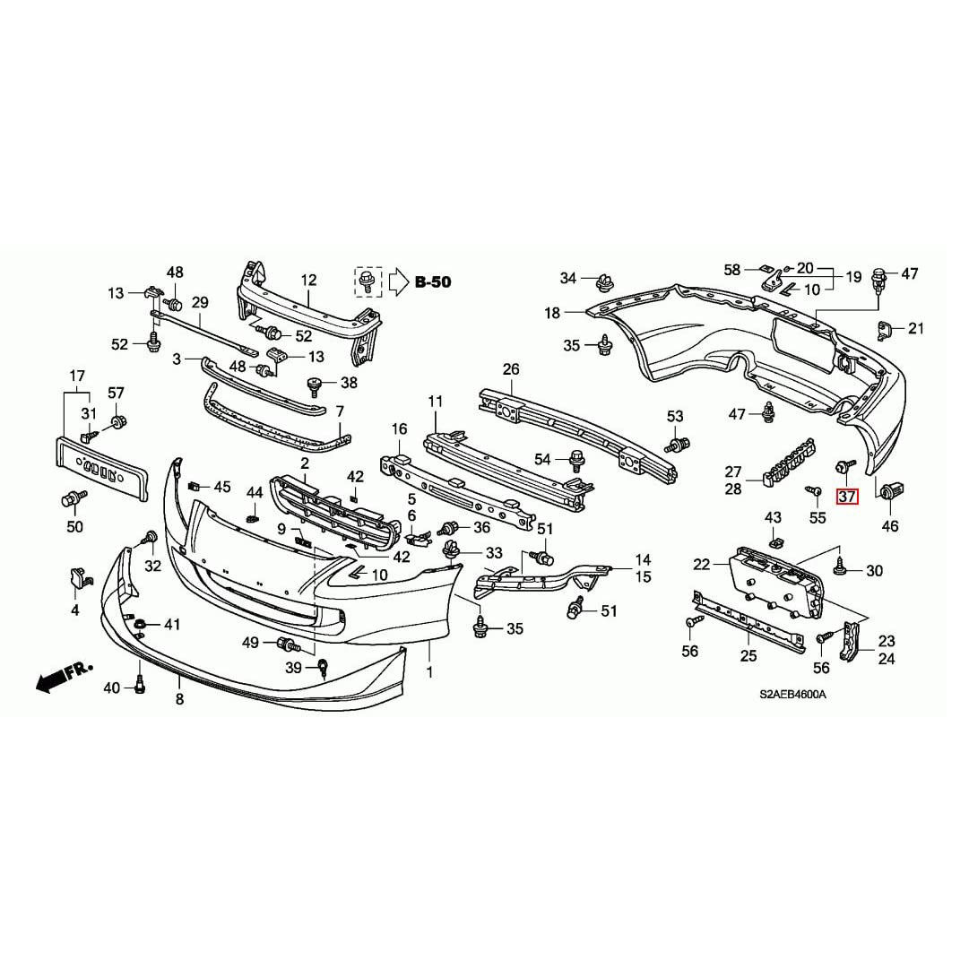 25 Pcs Truss Head Sems Screws Splash Shield Fender Liner Bolt for Honda Acura
