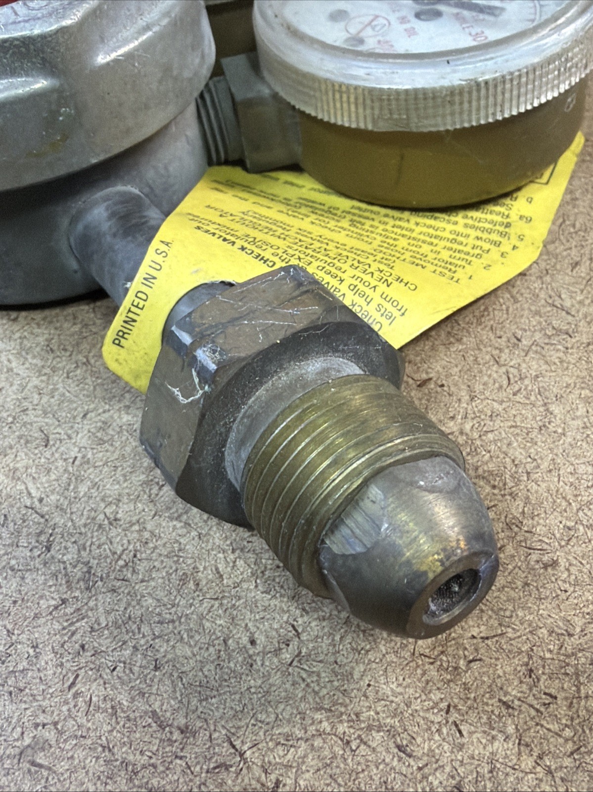 Smiths Oxygen & Acetylene Regulator H1721A-510 Used Welding Torch Gauge GUC!
