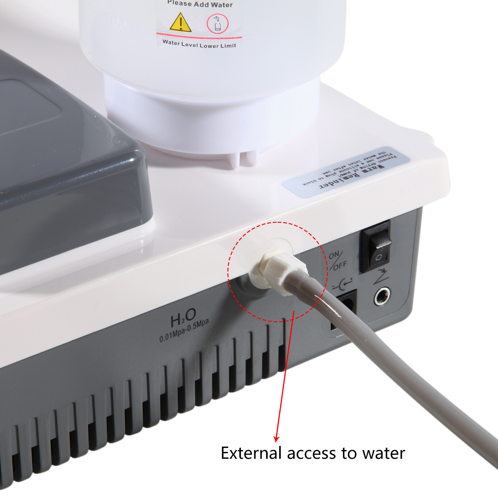 Upgrated Dental Ultrasonic Scaler fit EMS + LED Handpiece+Tips+Bottle VRN-A8