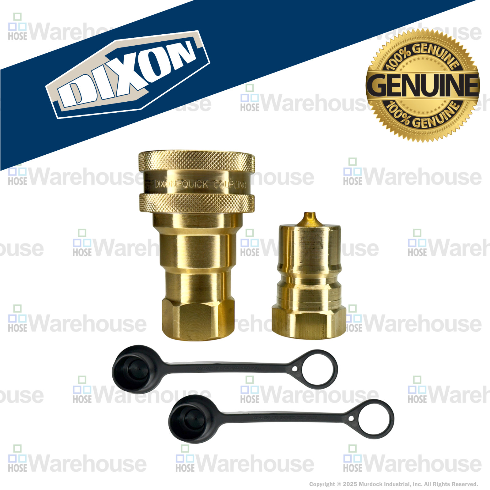 Genuine Dixon H-Series 1″ ISO-B Kit – 8HF8-B, H8F8-B, (2) 8HDP-H8DC – 3000 PSI