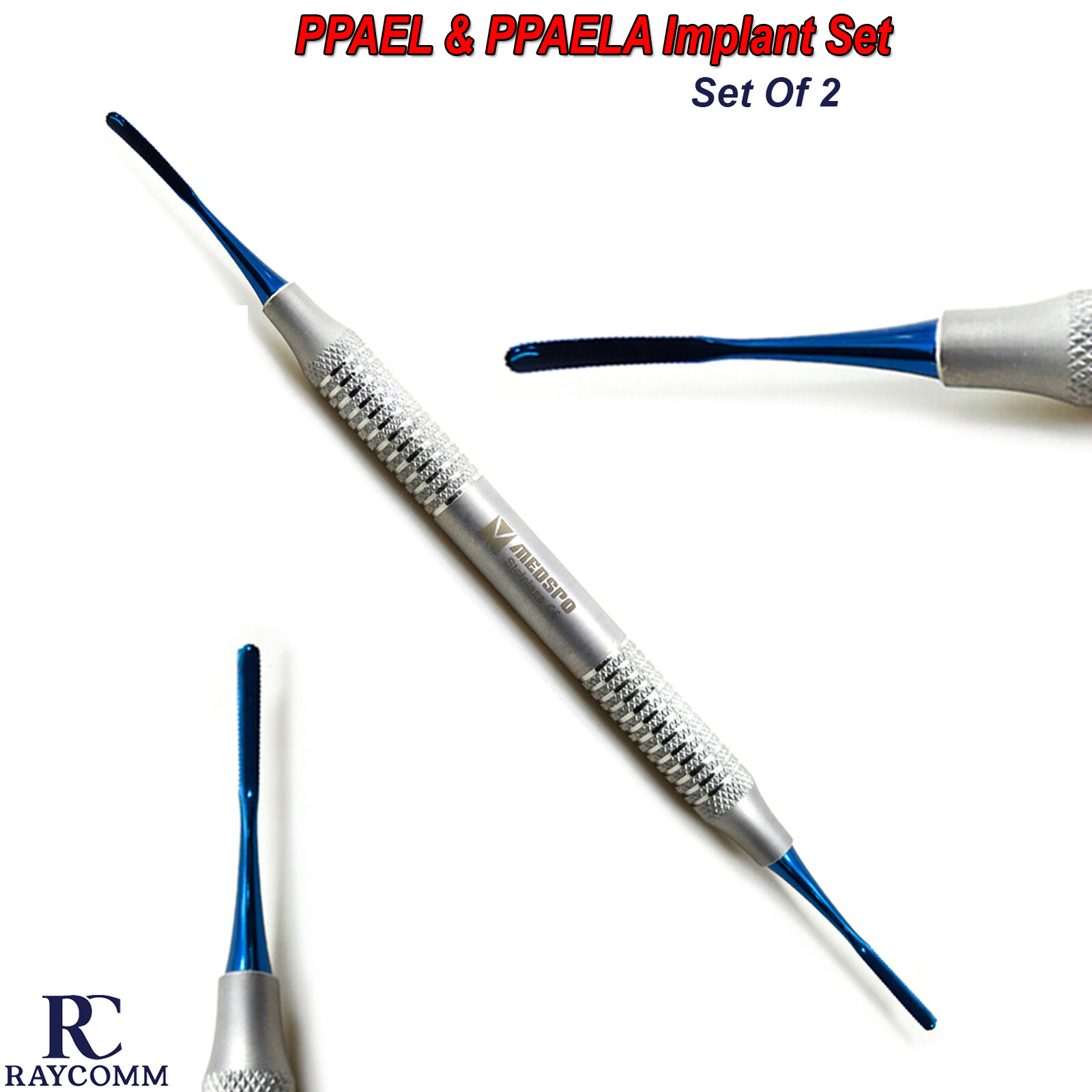 Dental Implant Gum Lift Tunneling PPAEL PPAELA Micro Serrated Tip Periotome Tool