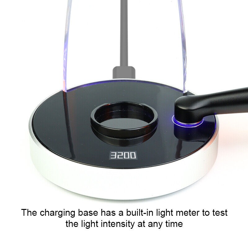 Dental Curing light LED Resin Cure Lamp 1 Second 3200mw/cm² 6 Modes OLED Screen