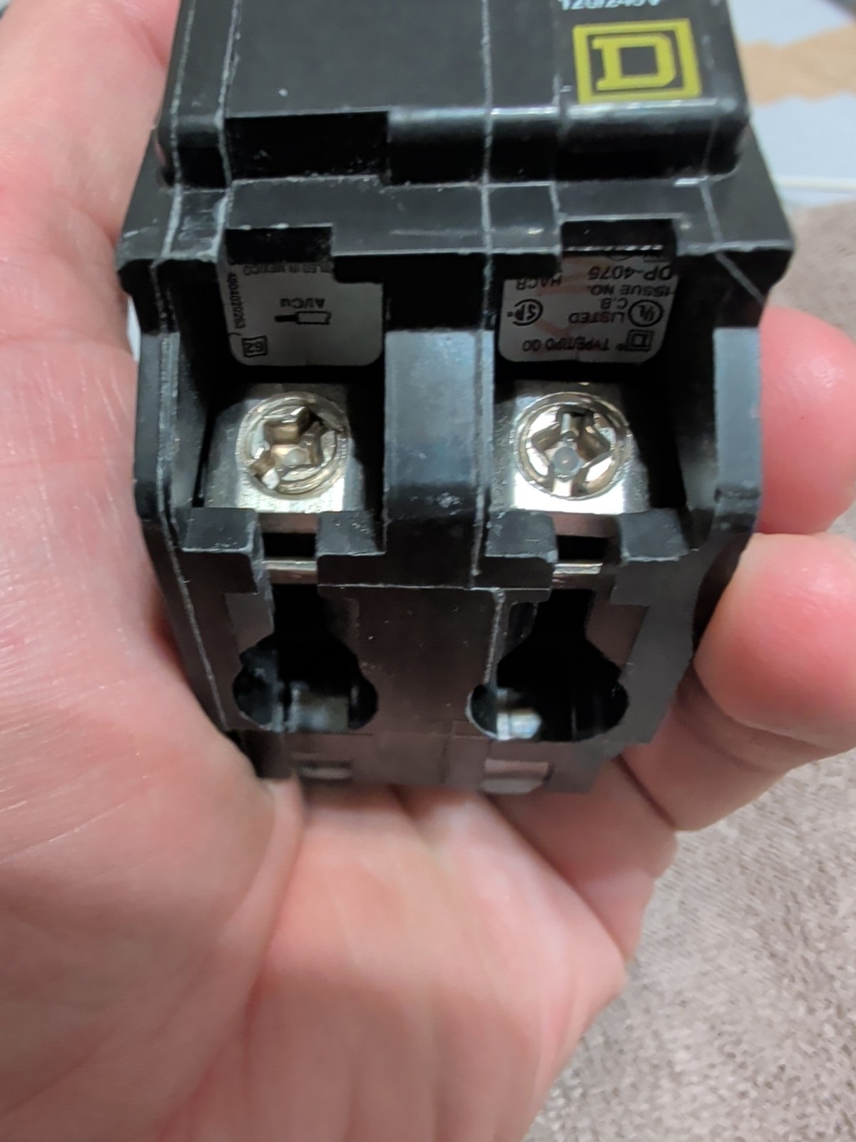 SQUARE D QO 60A 2-POLE Breaker