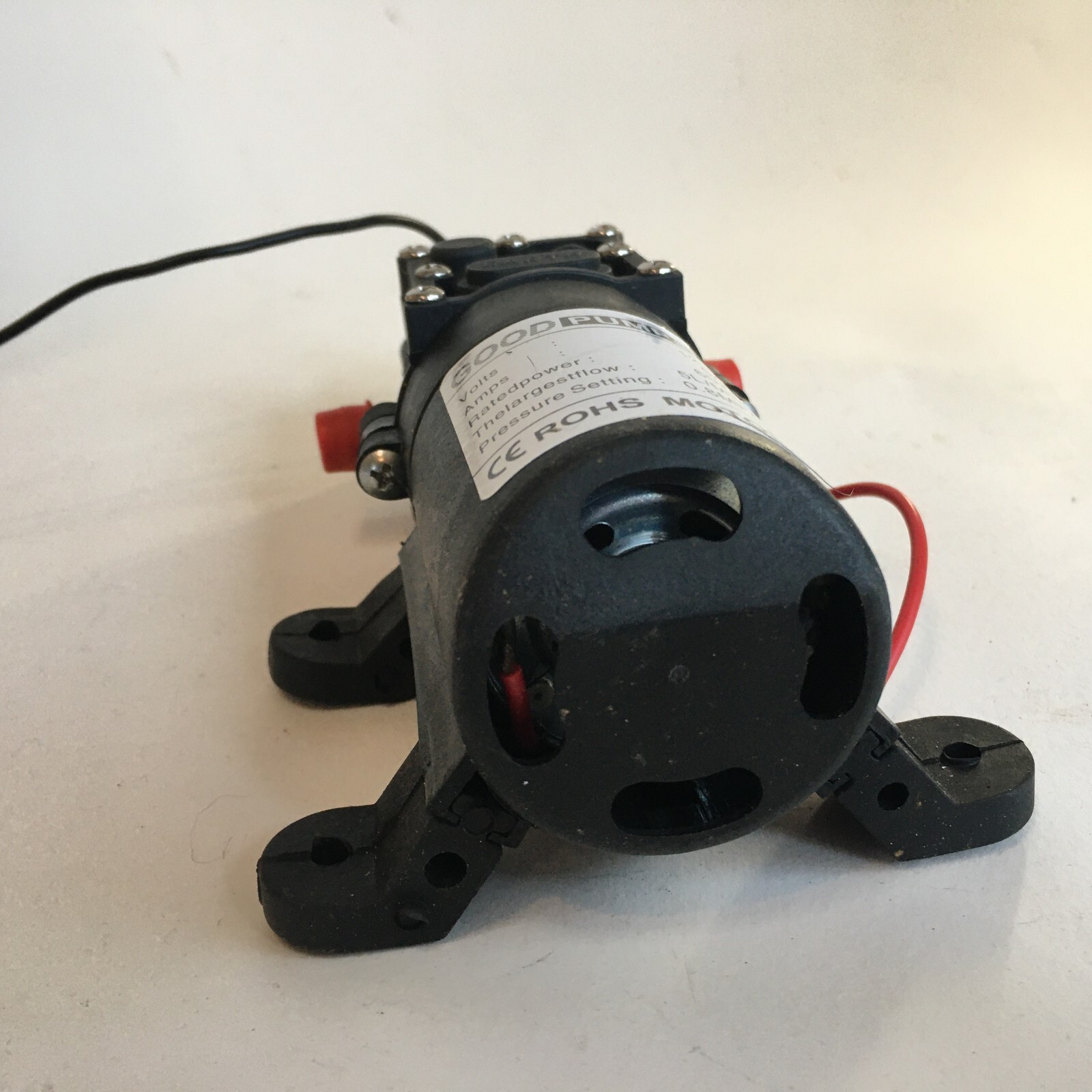 DC 12V Diaphragm Pump 60W 5 L/Min 0.8 MPA Self Priming Good Pumps Rohs Motor