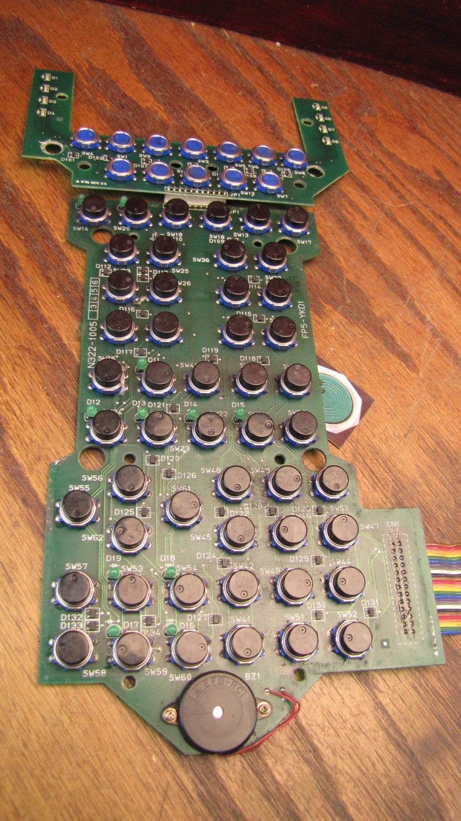 Yaskawa Motoman FP5-YKD1 MRC Teach Pendant Keypad circuit board for JZNC-MPP20E