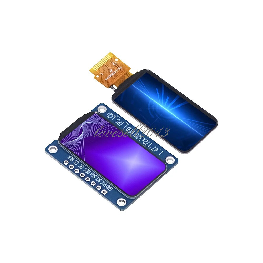 1.47 inch 172×320 SPI Full Color TFT HD IPS Screen LCD LED Display Module ST7789