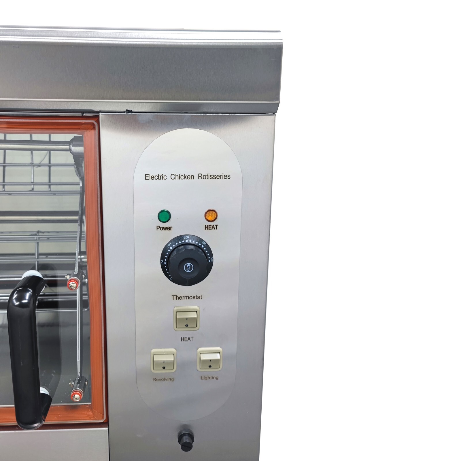 220V Table Type Electric Chicken Rotisserie Machine 122-572°F Temp. Range 8.16HP