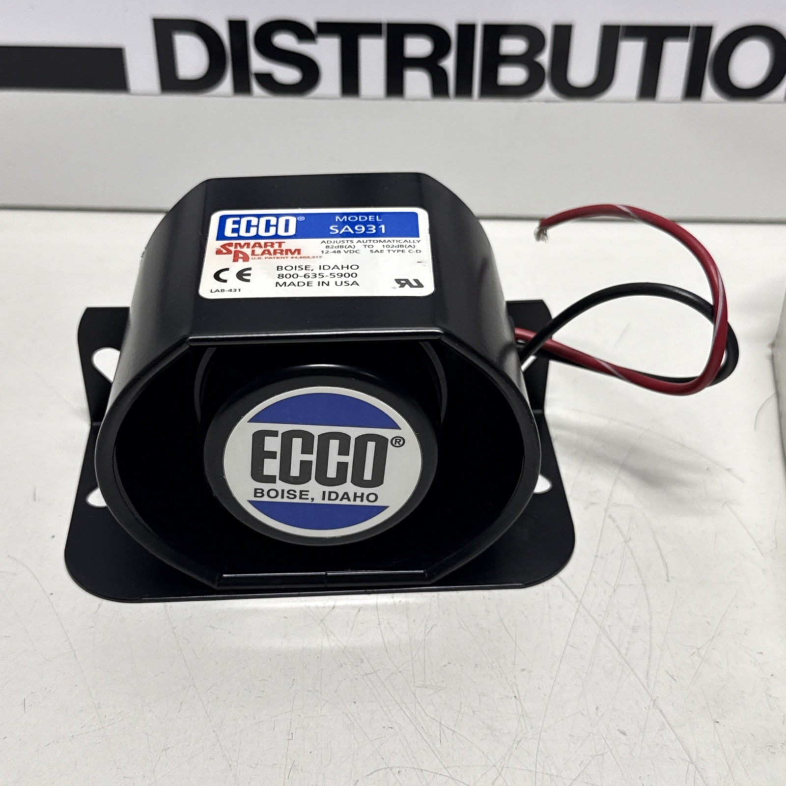 ECCO SA931 BACK-UP ALARM 82-102DB 12-48V