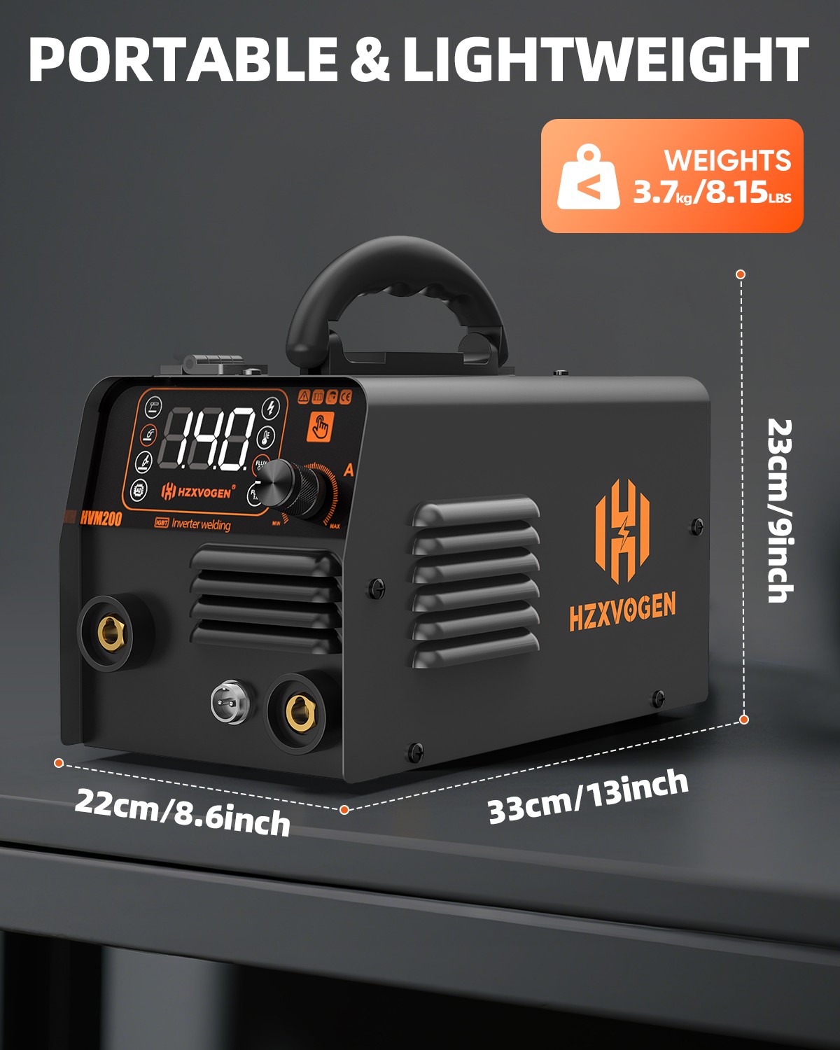 3IN1 Gasless MIG Welder DC 110V 200Amp Inverter TIG MMA Welding Machine w/Helmet