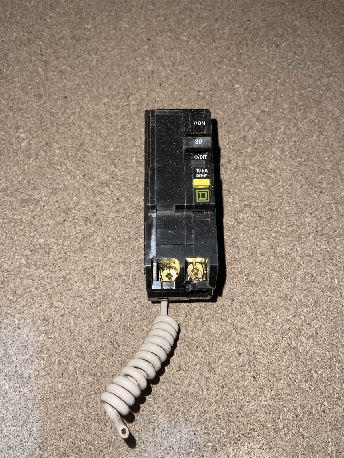 QO230GFI 1 PC SQUARE D QO 2P 30AMP GFCI GROUND-FAULT CIRCUIT BREAKER TAKE-OFFS