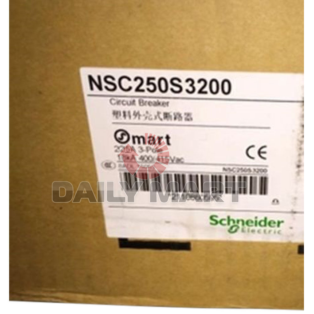 New Schneider Electric NSC 250S 3200 225A Programmable Circuit Breaker Inverter
