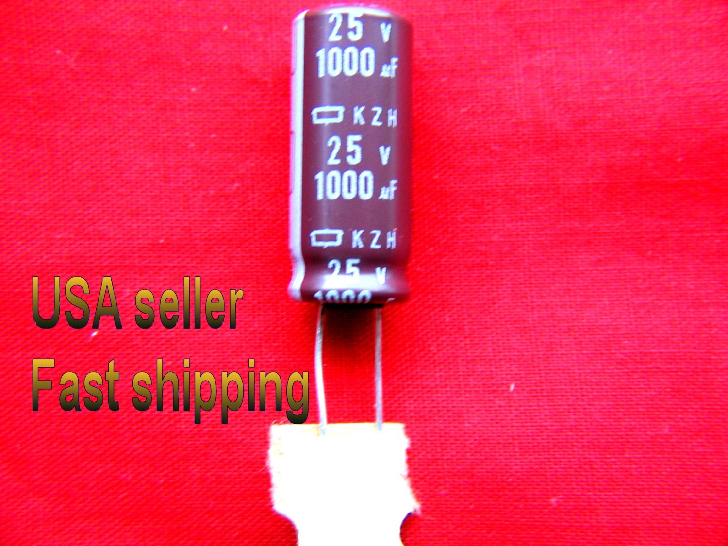 4 pcs – 1000uf 25v Nippon electrolytic capacitors 105C (L)