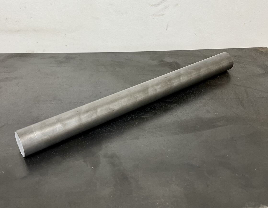12L14 Steel Bar Stock 1 in Round x 12 in Long CNC Lathe Metal