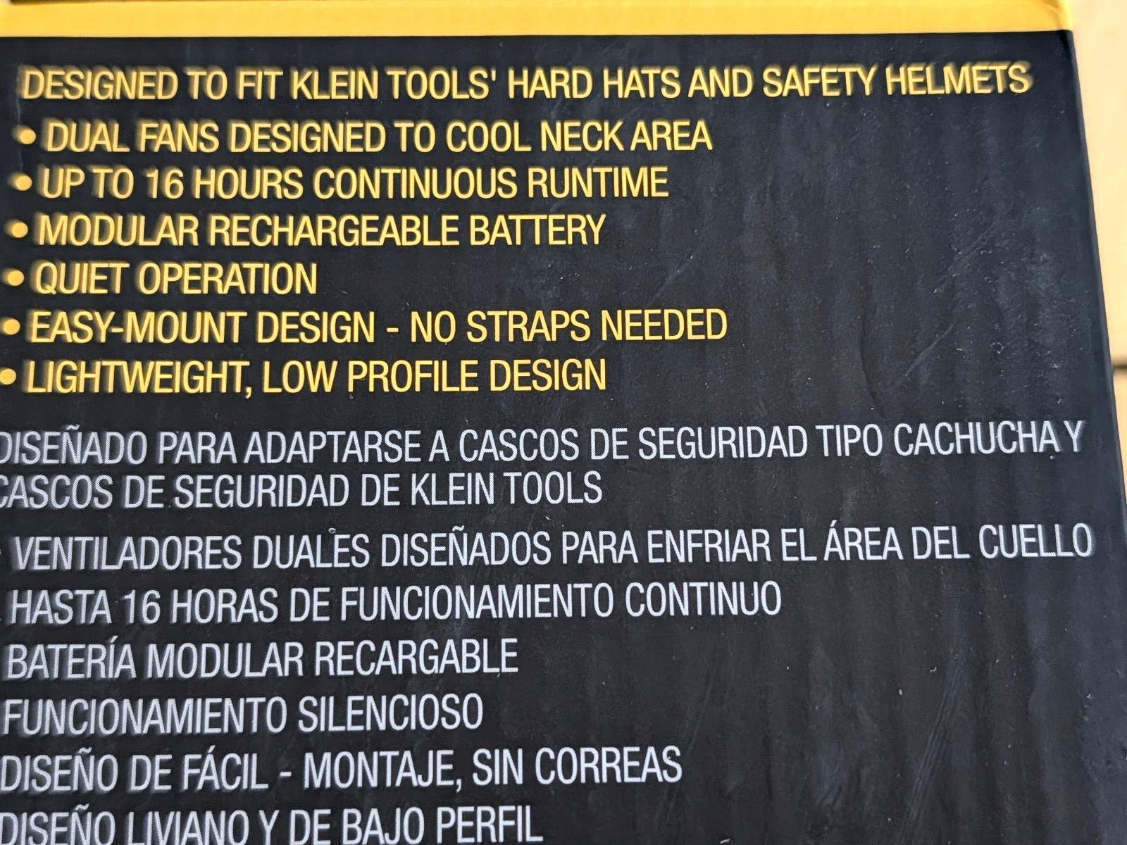 NEW Klein Tools, Lightweight Cooling Fan for Hard Hats, Model# 60523- Free Ship