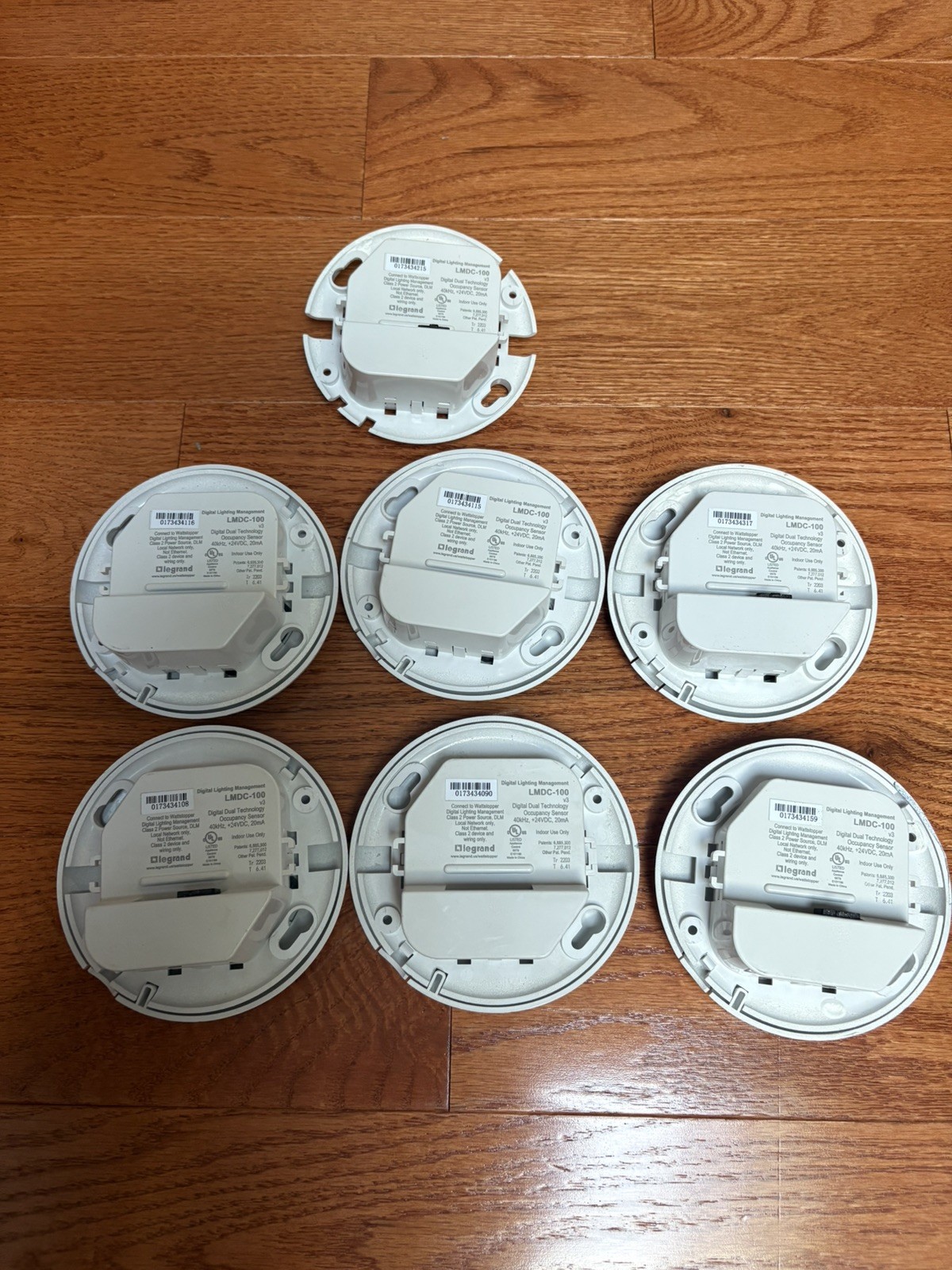 Wattstopper LMDC-100 Dual Technology 24 Volt Digital Occupancy Sensor LOT OF 7