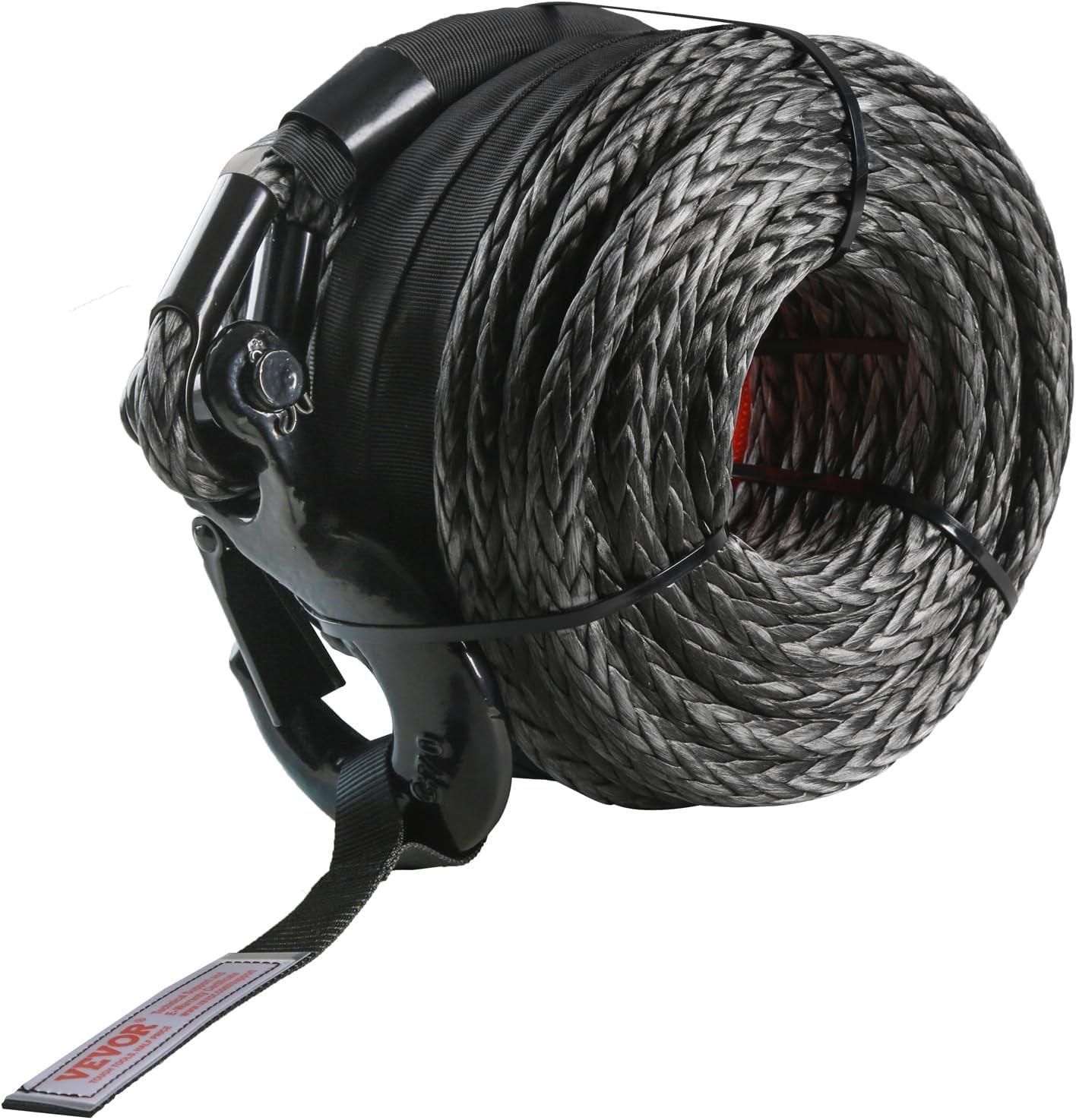 Synthetic Winch Rope, 1/2 Inch X 92 Feet 32,000 Lbs Synthetic Winch Line Cable R