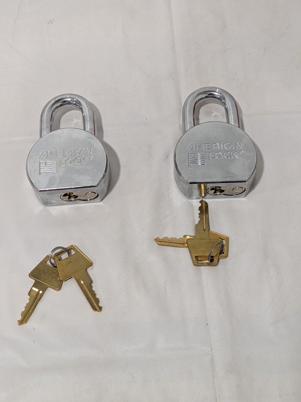 American Lock Padlock: Steel, Keyed Alike, 2-1/2″ Wide Qty 2 A700KA-32427