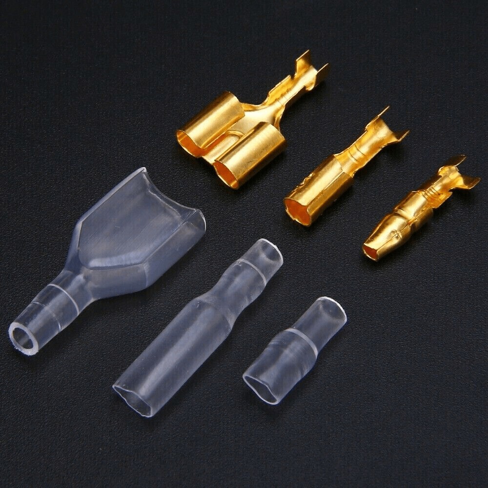 70-280pcs 4.0mm Bullet Connector Male Female Butt Splice Terminals Sleeve Kit US
