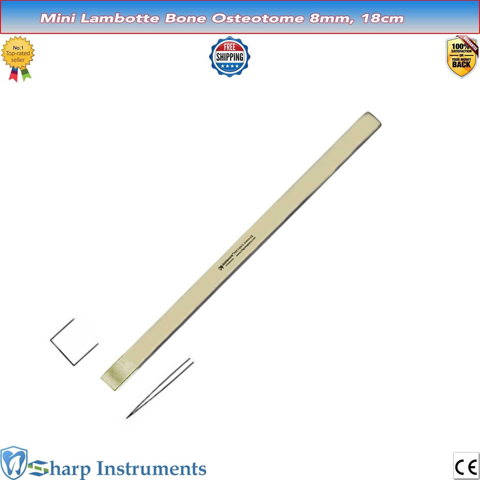 Mini Lambotte Bone Osteotome 8mm Blade 18cm Orthopaedic Surgical Sculptur Chisel