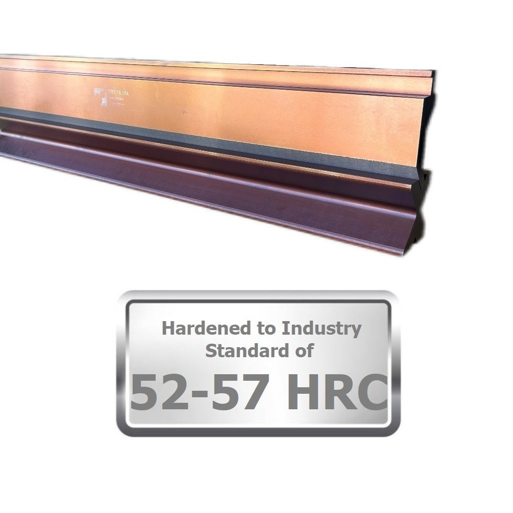 NEW 8 ft. American Type Press Brake Punch (Height: 3.03″) & 4-Way Die (2.36″sq)