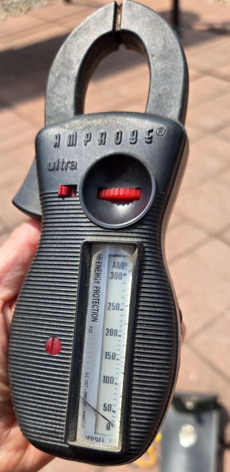 Vintage Amprobe Ultra RS-3 Clamp Meter AC Volt Ammeter Ohmmeter – Not Tested