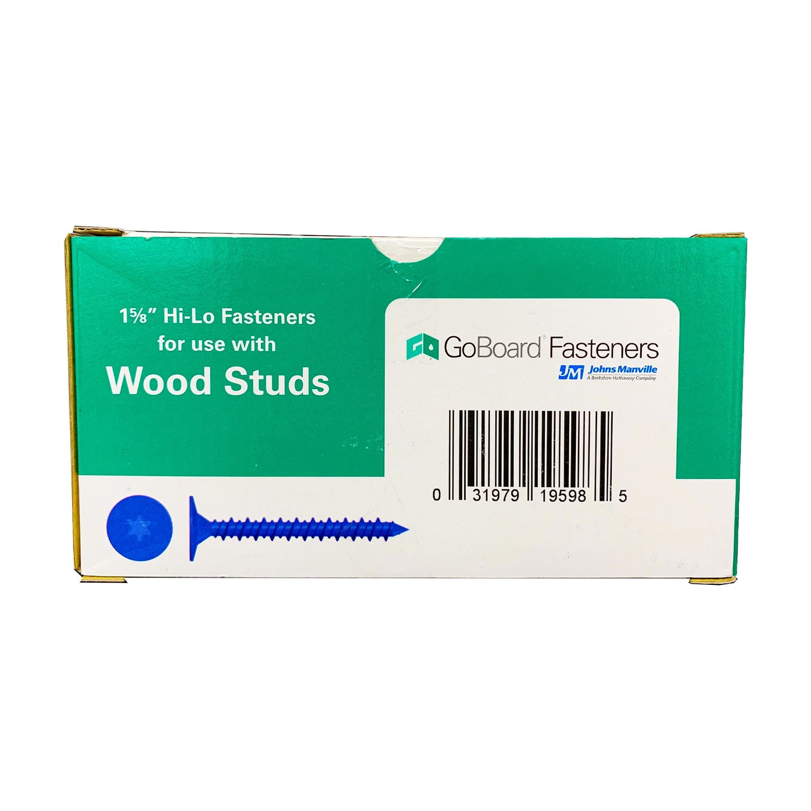 GoBoard 1-5/8″ Hi-Lo Fasteners for Wood Studs, 550 Contractor Pack