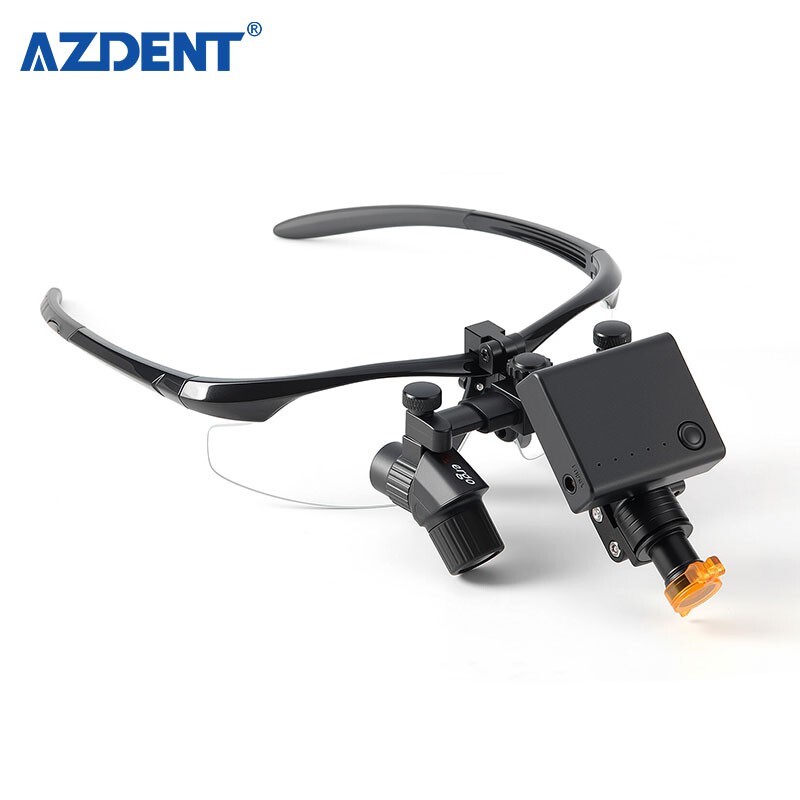 3.0X Medical Dental Lupas binoculares lupa +5W LED Surgical Head Light ENT