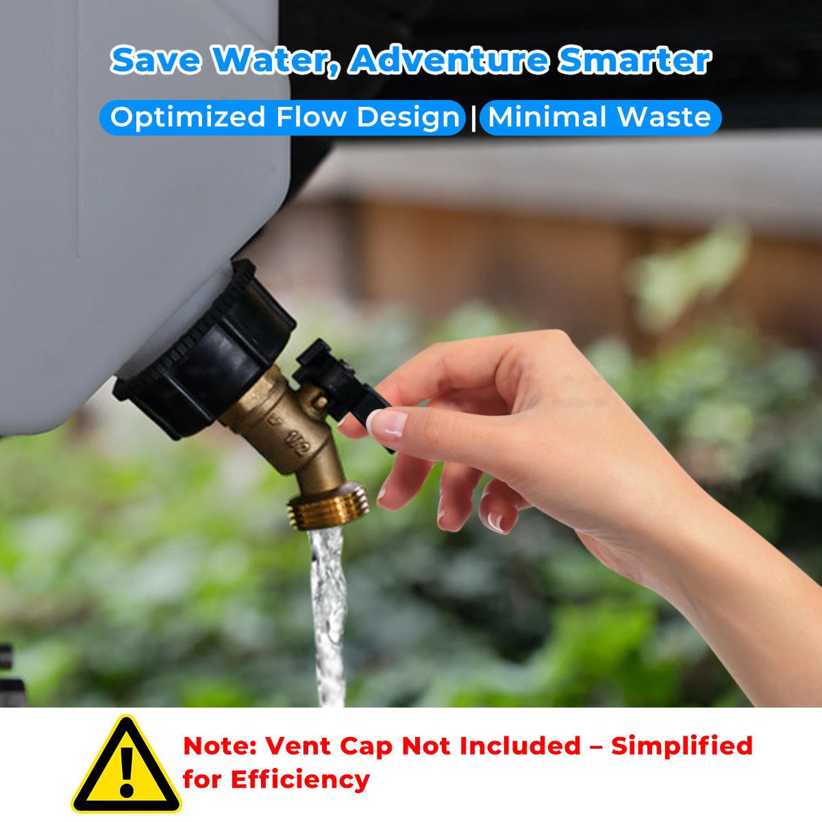 For ROTOPAX Water Containers – Brass Water Container Turn Spigot Kit