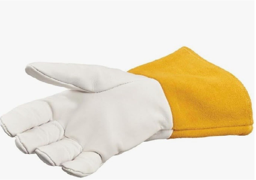 3 Pairs Goat Leather Tig Welding Safety PPE Gloves