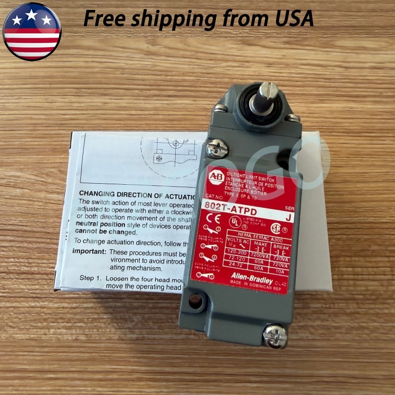 2PCS NEW For Allen Bradley 802T-ATPD OilTight Limit Switch Series J