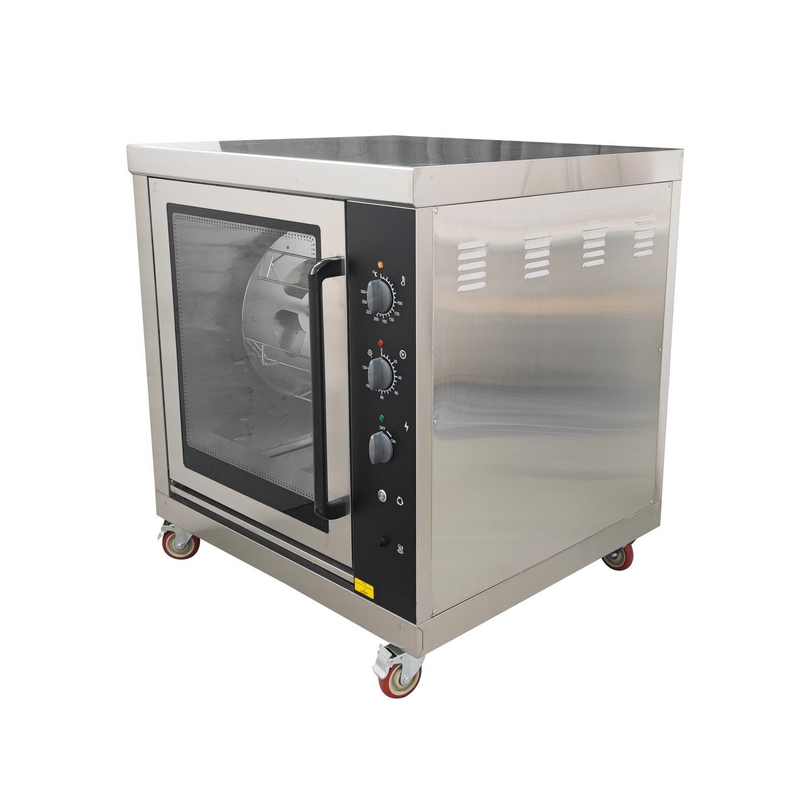 220V Electric Chicken Rotisserie Machine 122-572℉ Temp. Adjust Rotisserie Machin