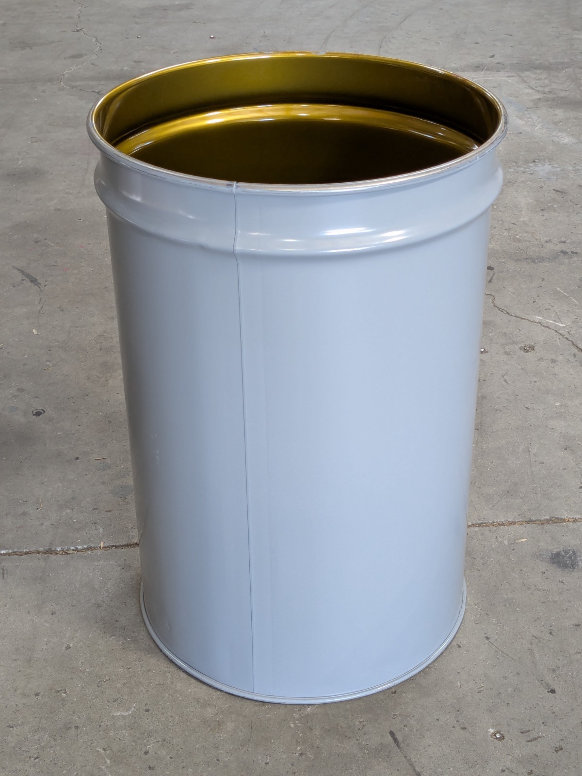 Justrite Cease-Fire Waste Receptacle 30 Gallon Steel Safety Can 26430