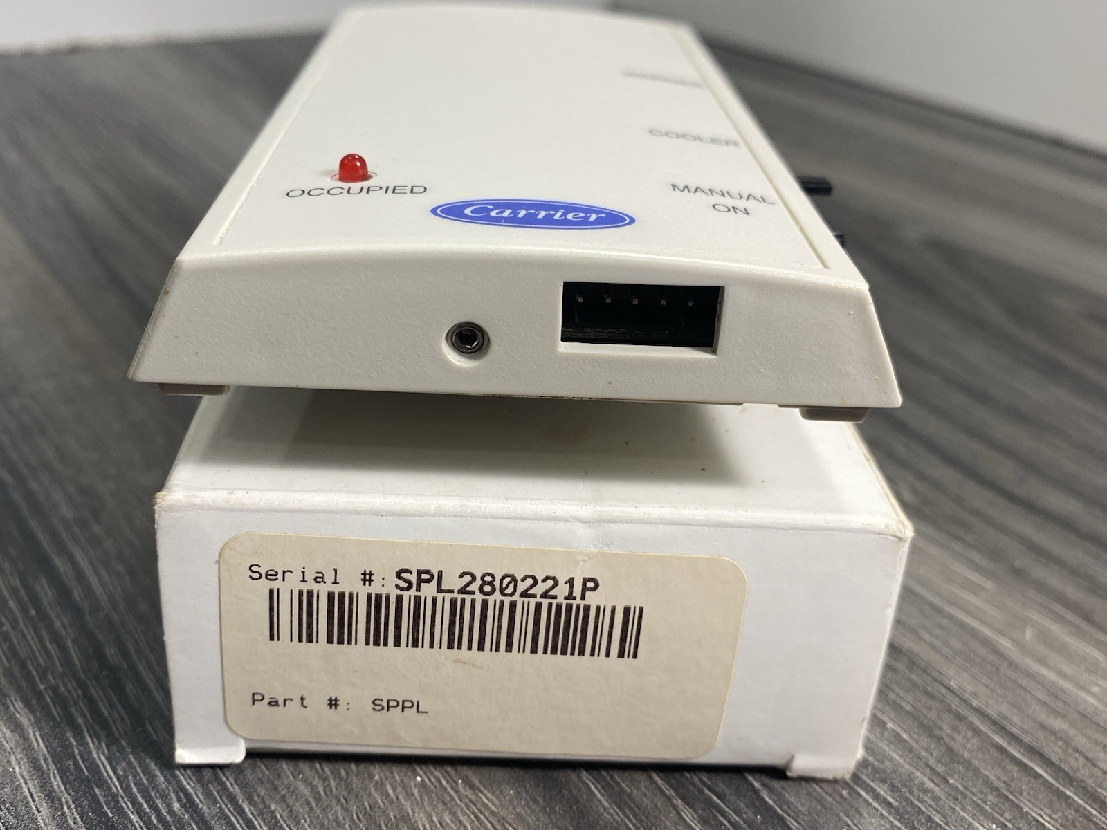 SPPL SPT Plus for Carrier -Wall Sensor Warmer/Cooler Manual On Occupied LED Rnet