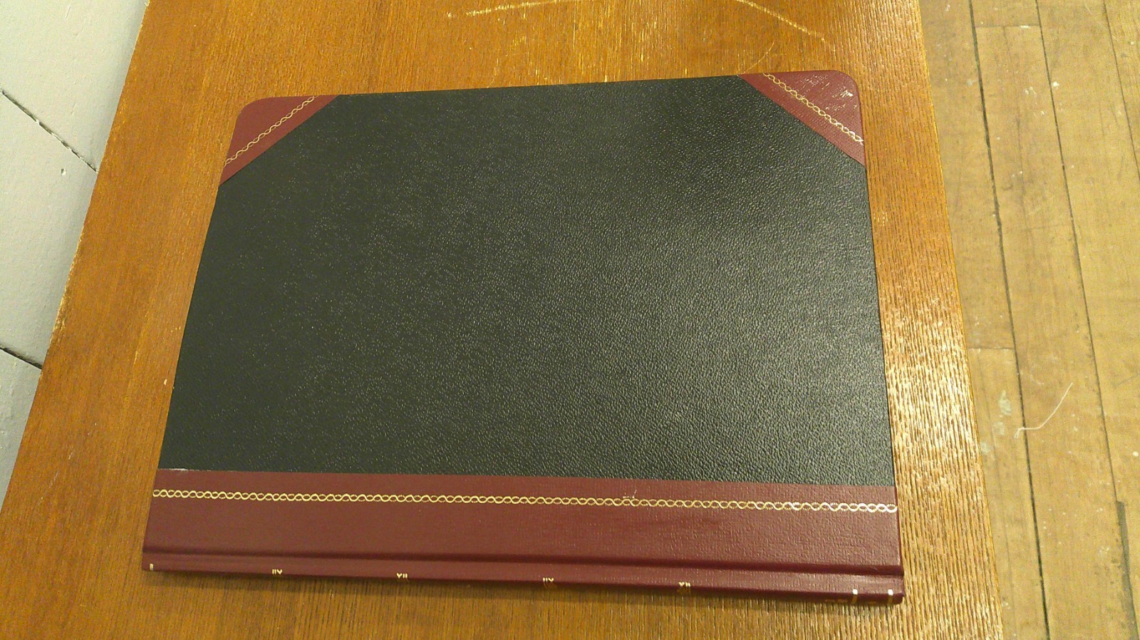 Boorum & Pease Columnar Record Ledger Book 23-150-6 150 Pages Black Red