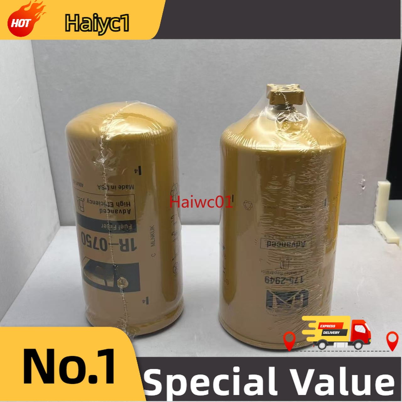 Aftermarket CAT 175-2949 & 1R-0750 Water Sep. & Fuel Filter for Fass Lift Pumps