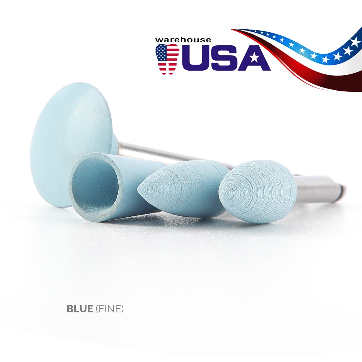 Dental Silicone Polishing Mid-Coarse/Coarse/Fine For Low Speed Handpiece 2.35mm