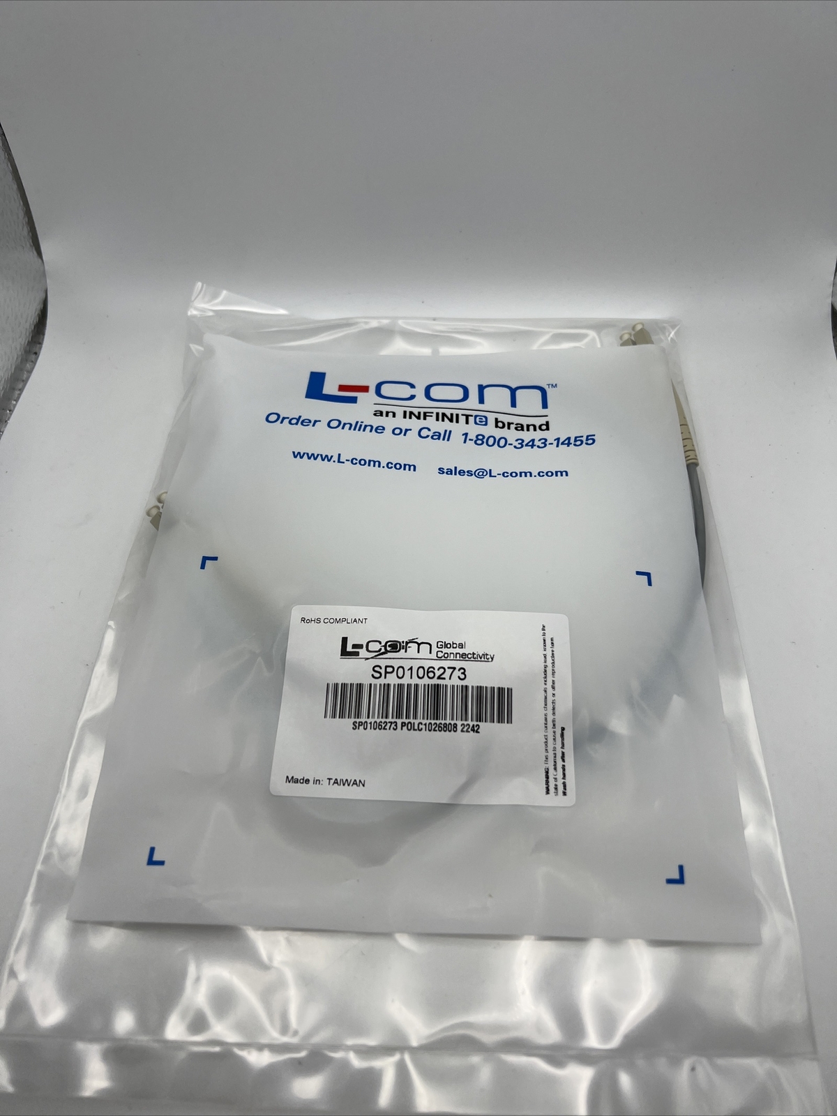 L-COM SP0106272 Fiber Optic Cable 20 Qty